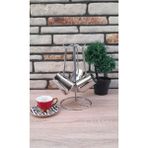 Feyza Design 3'lü Çelik Cezve Seti, Dayanıklı ve Şık Tasarım - Seçenek 1