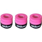 Feyza Design 3'lü Comfort Bowl O'grips Tenis Raketi Tutucu Seti, Pembe - Seçenek 1 - Ahşap - Bej