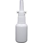Feyza Design 50 ml Beyaz Hdpe Nazal Sprey Şişesi, Beyaz Pompa, Burun Spreyi Kutusu - Ahşap - Beyaz - Seçenek 1