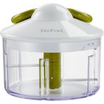 Feyza Design 500 ml Manuel Rondo ve Doğrayıcı, Beyaz-Sarı, Çok Fonksiyonlu, Kolay Kullanım - Ahşap - Beyaz