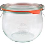 Feyza Design 580 ml Lale Cam Saklama Kavanozu Seti – 5 Adet, Şık ve Dayanıklı Tasarım - Ahşap - Beyaz