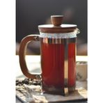 Feyza Design 600 ml French Press ile Pratik ve Şık Kahve Demleme Deneyimi - Seçenek 1 - Ahşap - Beyaz