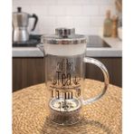 Feyza Design 600 ml Isıya Dayanıklı Cam French Press ile Bitki ve Kahve Demleme - Seçenek 1