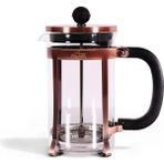 Feyza Design 600 ml Paslanmaz Çelik French Press, Kahve ve Bitki Çayı Demleme Aracı - Seçenek 1 - Ahşap