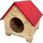 Feyza Design Ahşap Dış Mekan Kedi Evi 39X37X34 Cm, Şık ve Dayanıklı Tasarım - Seçenek 1