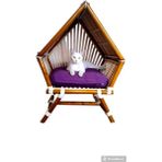 Feyza Design Bambu Kedi Evi, Doğal ve Şık Tasarım, Rahat Sığınak - Seçenek 1