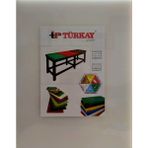 Feyza Design Beyaz Polietilen Kesme Tahtası 25X40X2CM, Unlu Mamüller Için Mükemmel - Ahşap - Beyaz - Seçenek 1