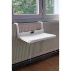 Feyza Design Beyaz Radyatör Üstü Polar Peluş Kedi Yatağı Hamak - Ahşap - Beyaz - Seçenek 1