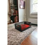 Feyza Design Büyük Ahşap Siyah Kedi Yatağı 50X35 Cm, Şık ve Rahat Tasarım - Seçenek 1