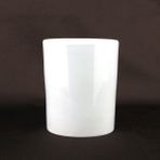 Feyza Design Büyük Boy Beyaz Çok Amaçlı Seramik Kavanoz - 10'lu Paket, Şık ve Dayanıklı - Ahşap - Beyaz