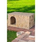 Feyza Design Büyük Xl Kedi Kulübesi 61X41X36 cm Rüzgar Siperli Dış ve Iç Mekan - Seçenek 1