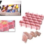 Feyza Design Çekmece Için Takı ve Çorap Düzenleyici Bölme Organizer Seti - Altın