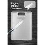 Feyza Design Çelik Kesim Panosu 2'li Set, Güçlü ve Dayanıklı Elektronik Malzeme - Seçenek 1
