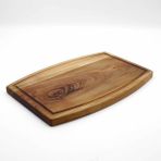 Feyza Design Ceviz Ağacı Ahşap Kesme ve Sunum Tahtası 38CM, Şık ve Kullanışlı Design - Ahşap - Ceviz - Seçenek 1