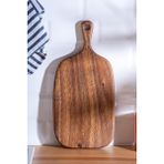 Feyza Design Çok Amaçlı Ahşap Kesme Tahtası, 37 Cm, Dayanıklı ve Şık Tasarım - Ahşap - Ceviz - Seçenek 1