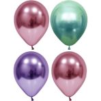 Feyza Design Çok Renkli Düz Balonlar 20 Adet - Parti ve Eğlence Malzemeleri - 0,5 x 9 cm - 001-Renkli