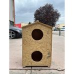 Feyza Design Dayanıklı Çatılı Osb Kedi Evi, 61X30X40 Cm, Güvenle Kullanabilirsiniz - Seçenek 1