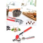 Feyza Design Dayanıklı Metal Sarımsak Ezici, Pratik Mutfak Gereçleri - Açık Bej - Seçenek 1