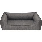 Feyza Design Delta Koyu Gri Ortopedik Köpek Yatağı 90X70CM, Rahat ve Şık Tasarım - Altın - Gri - Seçenek 1