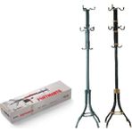 Feyza Design Demonte Metal Portmanto Askılık, Portatif Elbise ve Çanta Standı - Seçenek 1 - Açık Bej
