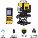 Feyza Design Dijital Lazer Terazi ve Metre Seti, Tripod Dahil, Hassas Ölçüm - Seçenek 1