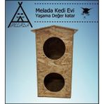 Feyza Design Dış Mekan Ahşap Kedi Evi, Dublex, Osb, 66X39X32 cm - Seçenek 1