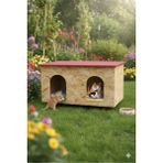 Feyza Design Dış Mekan Xxl Su ve Rüzgar Geçirmez Demonte Kedi Evi, Dayanıklı ve Şık Tasarım - Seçenek 1