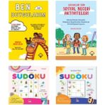Feyza Design Duygular ve Sosyal Beceri Aktiviteleriyle Eğlenceli Sudoku Kitabı - Seçenek 1