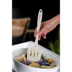 Feyza Design Esnek Silikon Izgara Spatula, Çok Amaçlı ve Dayanıklı Mutfak Gereci - Ahşap - Bej - Seçenek 1