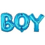 Feyza Design Folyo Balon Boy Yazısı Mavi 21-52CM - Çok Renkli Parti Malzemesi - 0,5 x 9 cm - 001-Renkli