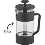 Feyza Design French Pres Çay ve Kahve Demleme Makinesi 400 ml - Seçenek 1 - Altın - Gri