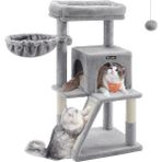 Feyza Design Geniş Platformlu Kedi Ağacı, Tırmalama Tahtası, Dayanıklı ve Şık Tasarım - Seçenek 1