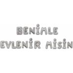 Feyza Design Gri Gümüş Folyo Balon - Parti ve Eğlence Malzemeleri - 0,5 x 9 cm - 001-Renkli