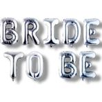Feyza Design Gümüş Bride To Be Folyo Balon Seti - 36 cm - Bekarlığa Veda Süsleri - Seçenek 1
