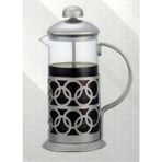 Feyza Design Halka Desenli 350 ml Kahve ve Bitki Çayı Demleme Bardağı - Seçenek 1 - Altın - Gri