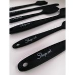 Feyza Design Içli ve Dayanıklı 6'lı Silikon Spatula Seti, Mutfakta Kolay Kullanım - Ahşap - Seçenek 1
