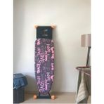 Feyza Design Ipli Ayarlanabilir Keçeli Ütü Masası Kılıfı 55X140 Cm, Pembe Love - Açık Bej - Seçenek 1