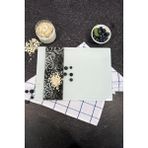 Feyza Design Kanallı Cam Kesme Tahtası, 25X35CM, Beyaz Fon, Pratik ve Şık Tasarım - Seçenek 1