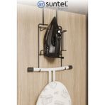 Feyza Design Kapı Arkası Geçmeli Ütü ve Ütü Masası Rafı, Pratik Organizer Stand - Ahşap - Seçenek 1