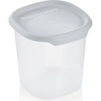 Feyza Design Kare Kuru Gıda Saklama Kabı, Tek Dokunuş, 810 ml - Altın - Seçenek 1