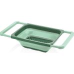 Feyza Design Katlanabilir Lavabo Süzgeci, Mutfak ve Kamp Için Pratik ve Kullanışlı - Antrasit - Seçenek 1
