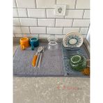 Feyza Design Katlanabilir Mikrofiber Bulaşıklık, Standlı Bulaşık Kurutma Matı - Seçenek 1