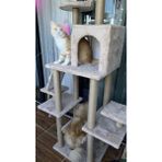 Feyza Design Kedi Tırmalama ve Oyun Merkezi, Konforlu Hamaklı Yuvalı Tasarım - Seçenek 1