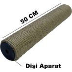Feyza Design Kedi Tırmalama Yedek Ayak, 50 Cm, Dişi-Dişi Civatalı, Metrik 8 - Seçenek 1