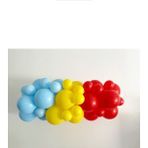 Feyza Design Kırmızı Mini Balon Zincir Seti - Eğlence ve Parti Malzemeleri - 52X38 AMERİKAN SERVİSİ 35X35 PEÇETELER - Altın - Turkuaz