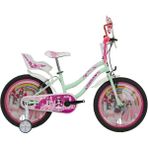 Feyza Design Kız Çocuk Bisikleti, 30CM V, 20 Jant, Mint Yeşil ve Pembe Renkli - Seçenek 1 - Ahşap