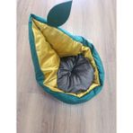 Feyza Design Konforlu Kedi Yatağı, Avokado Desenli, Rahat ve Şık Tasarım - Seçenek 1