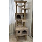 Feyza Design Konforlu ve Eğlenceli Hamaklı Tırmalamalı Kedi Evi - Seçenek 1
