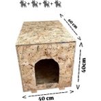 Feyza Design Konforlu ve Şık Kedi Evi, Güvenli ve Rahat Kullanım Fırsatı - Seçenek 1