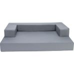 Feyza Design Konforlu ve Su Geçirmez Ortopedik Köpek Yatağı 70X53X8CM Gri - Altın - Gri - Seçenek 1